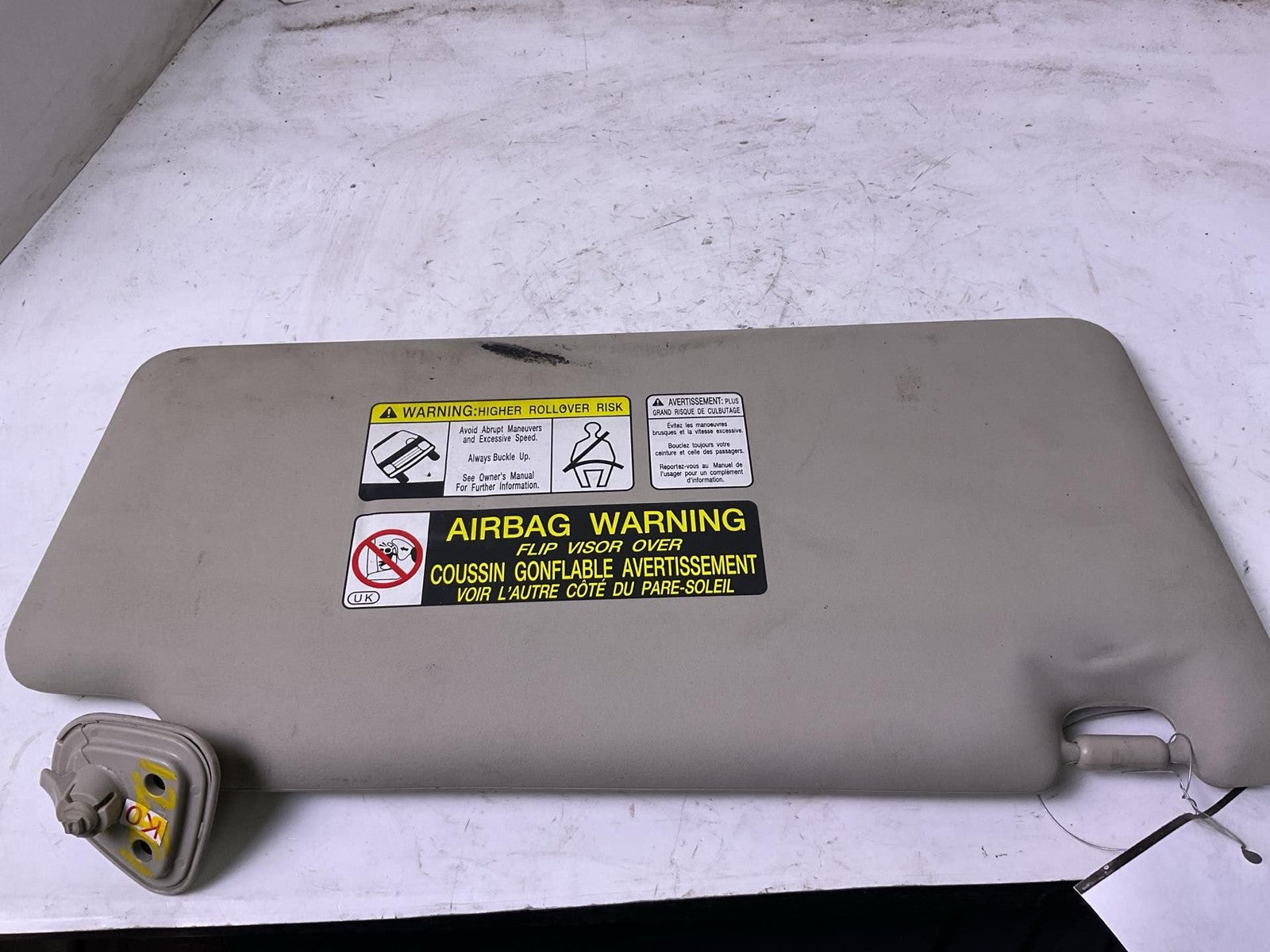 Sun Visor ROGUE EXCEPT SPORT Left 08 09 100